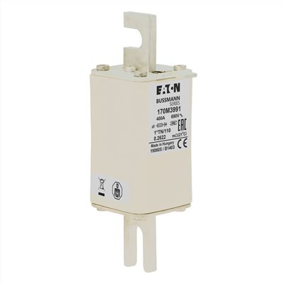 170M3991§400A, 1000 Vac(IEC),高速保險絲